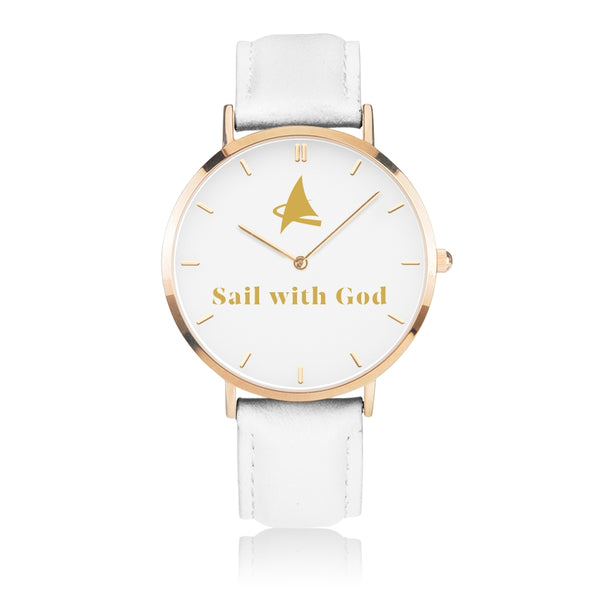 Ecclesiastes --- Sail with God (White, Stick Dial)