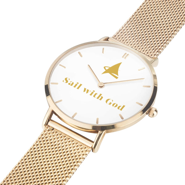 Jeremiah --- Sail with God (Rose-Gold, Stick Dial)