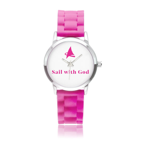 2 Timothy --- Sail with God (Rose-Red, Clear Dial)