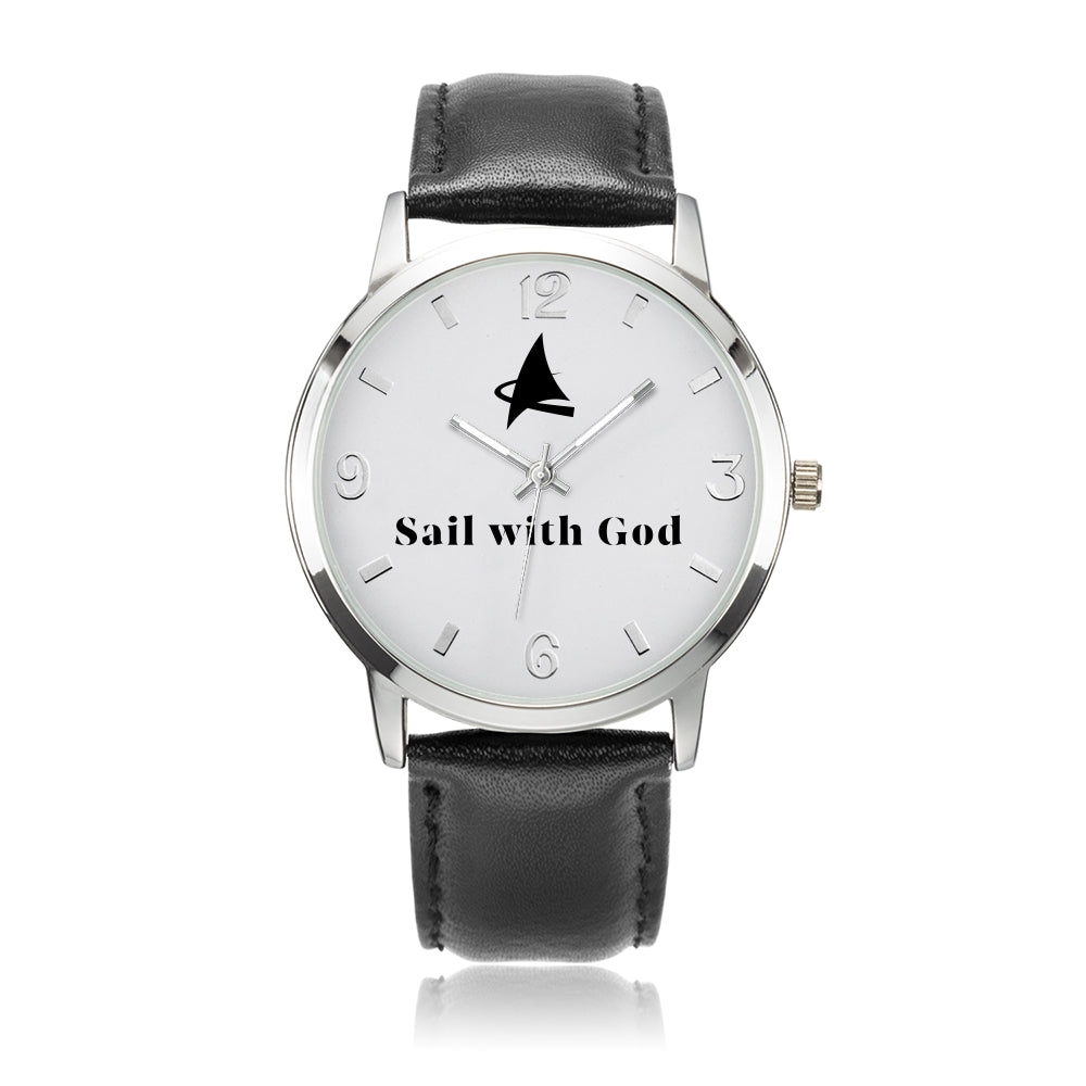 Numbers --- Sail with God (Black, Arabic/Stick Dial)