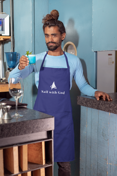 "Sail with God" Adjustable Apron (Multiple Colors)