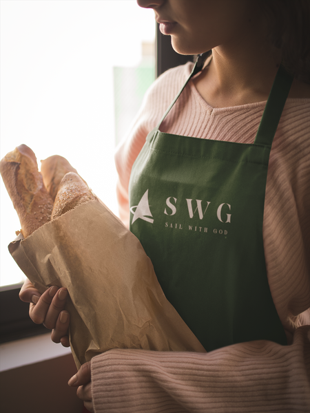 "SWG/Sail with God" Adjustable Apron (Multiple Colors)