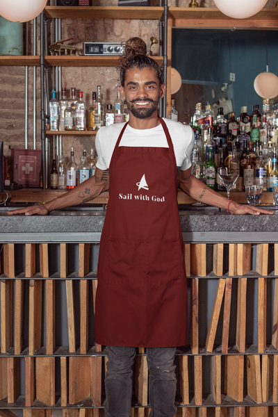 "Sail with God" Adjustable Apron (Multiple Colors)