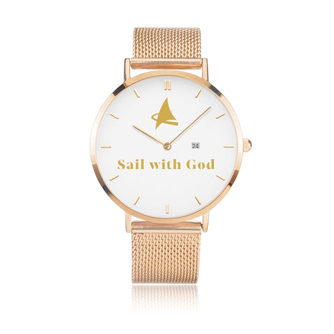 Leviticus --- Sail with God (Rose-Gold, Stick Dial)