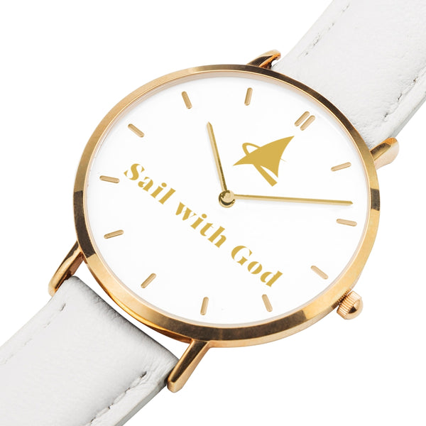 Ecclesiastes --- Sail with God (White, Stick Dial)