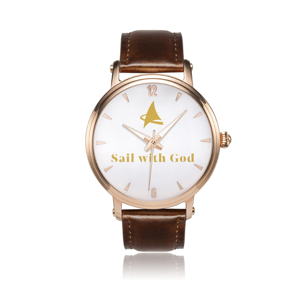 Genesis --- Sail with God (Brown, Arabic/Stick Dial)