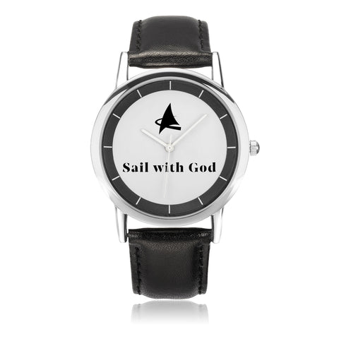 Hebrews --- Sail with God (Black, Stick Dial)