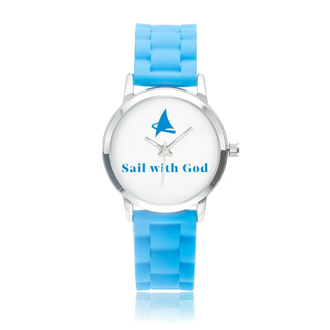 1 Timothy --- Sail with God (Blue, Clear Dial)