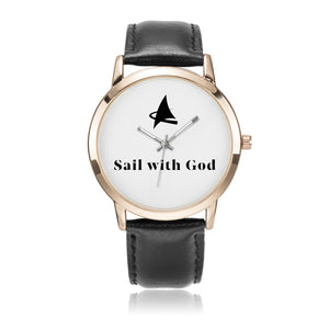 Titus ------ Sail with God (Black, Clear Dial)