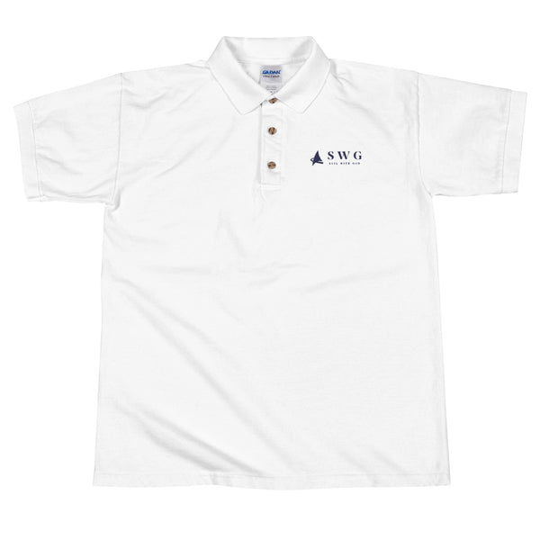 "SWG/Sail with God" Embroidered Polo Shirt