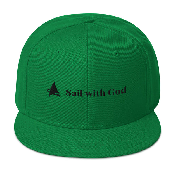 "Sail with God" Snapback Hat