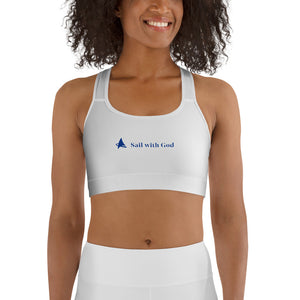 "Sail with God" Sports Bra