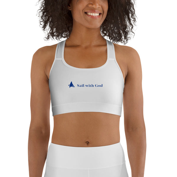 "Sail with God" Sports Bra