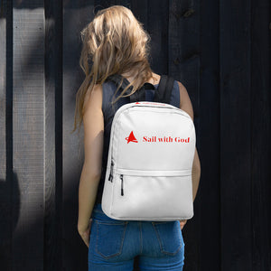 "Sail with God" Backpack