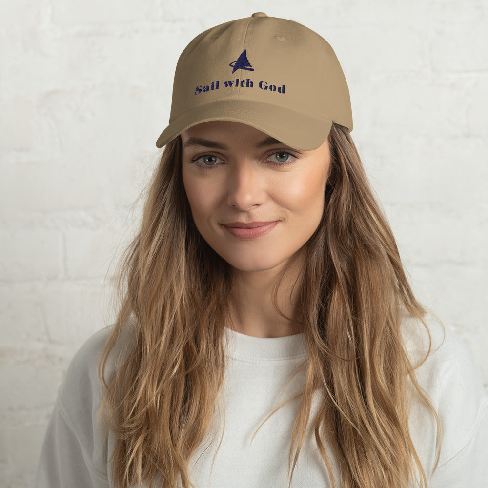 Low Profile "Sail with God" Cap