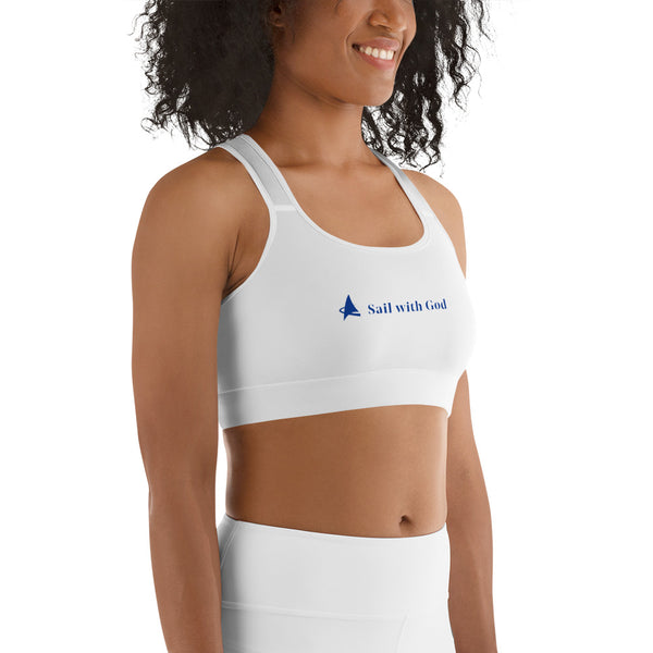 "Sail with God" Sports Bra