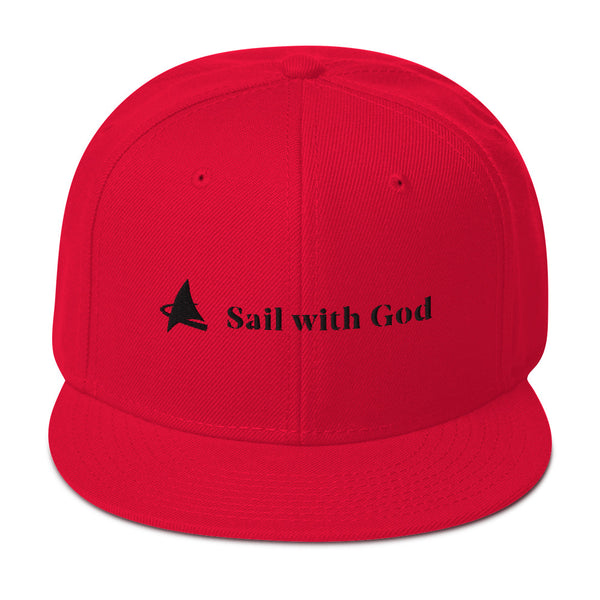 "Sail with God" Snapback Hat