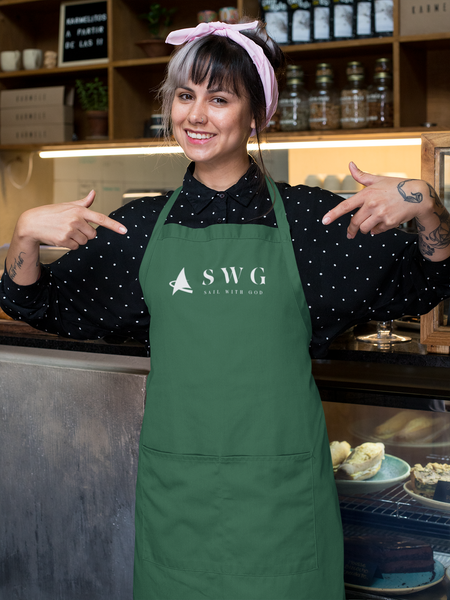 "SWG/Sail with God" Adjustable Apron (Multiple Colors)