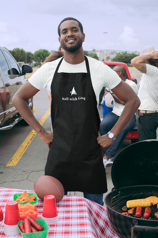 "Sail with God" Adjustable Apron (Multiple Colors)