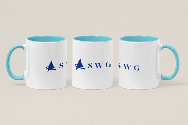 "SWG" Panoramic Mug (Dark Blue)