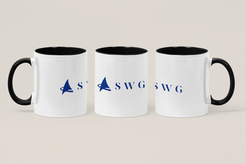 "SWG" Panoramic Mug (Dark Blue)