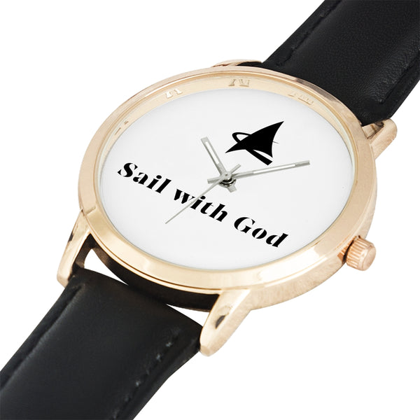 Titus ------ Sail with God (Black, Clear Dial)