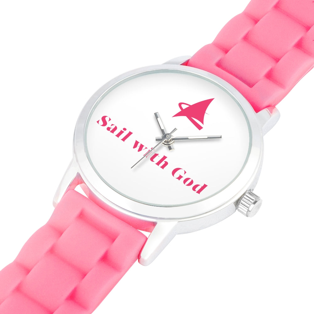 2 Peter ---- Sail with God (Pink, Clear Dial)