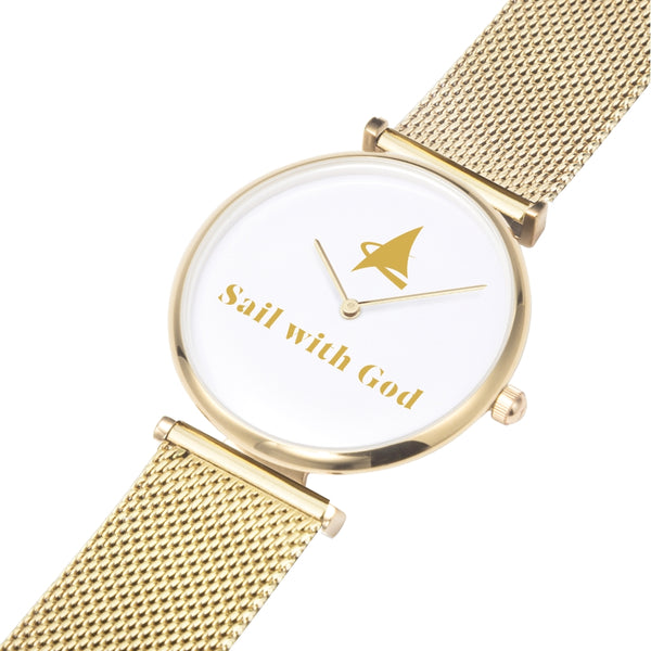 Lamentations --- Sail with God (Gold, Clear Dial)