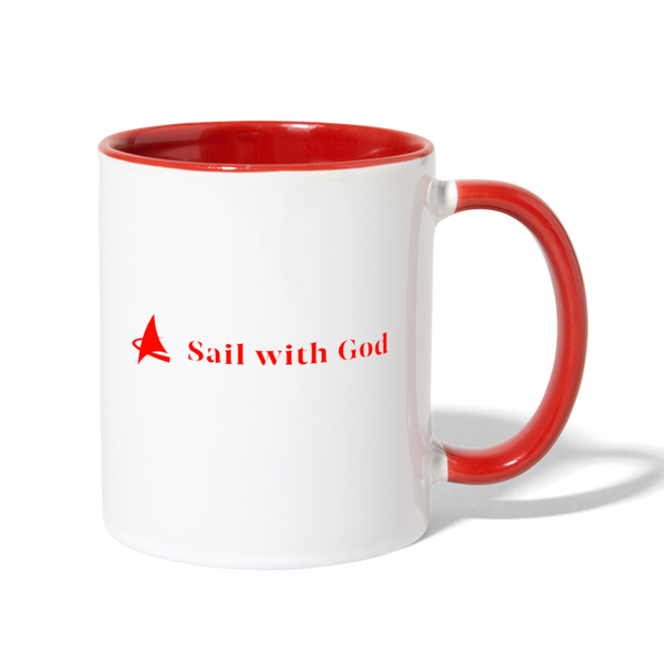 Contrast Coffee Mug (Red & White) - white/red