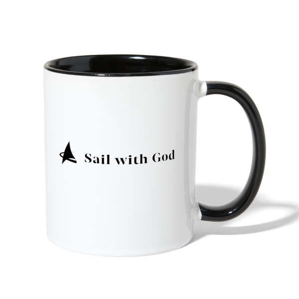 Contrast Coffee Mug - white/black