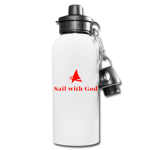 "SWG/Sail with God" Water Bottle - white