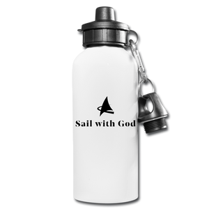 "SWG/Sail with God" Water Bottle - white