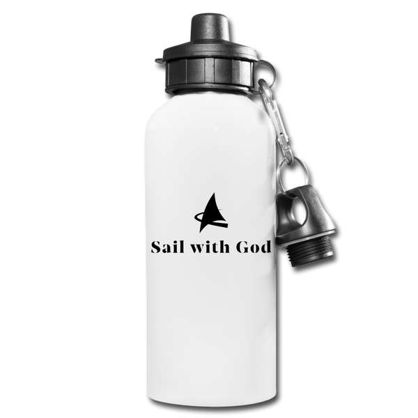 "SWG/Sail with God" Water Bottle - white