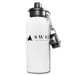 "SWG/Sail with God" Water Bottle - white