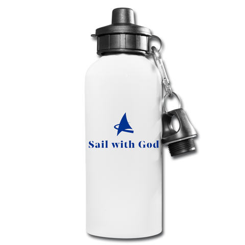 "SWG/Sail with God" Water Bottle - white