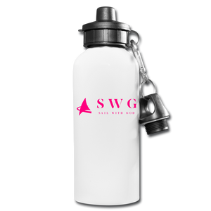 "SWG/Sail with God" Water Bottle - white