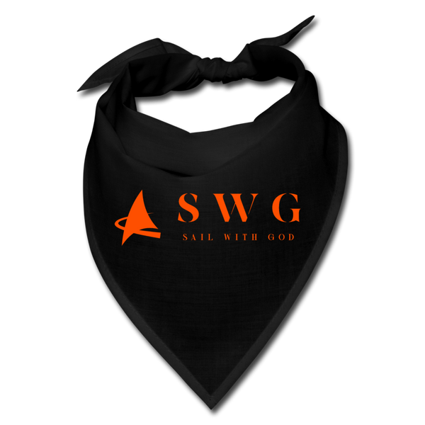 "SWG/Sail with God" Bandana - black