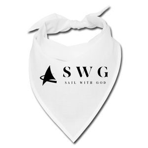 "SWG/Sail with God" Bandana - white