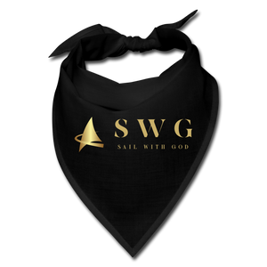 "SWG/Sail with God" Bandana - black