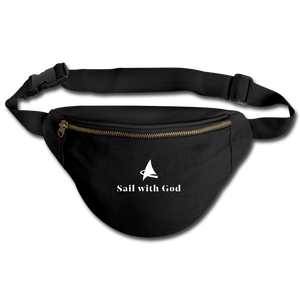 "Sail with God" Fanny Pack - black