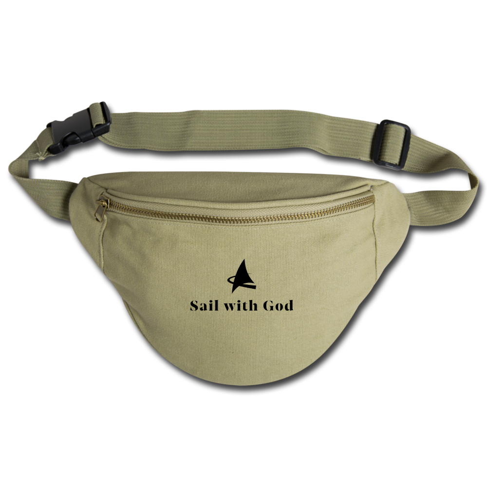 "Sail with God" Fanny Pack - khaki