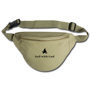 "Sail with God" Fanny Pack - khaki