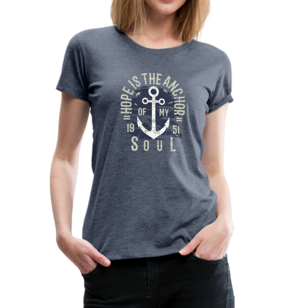 Hope is the Anchor - Premium T-Shirt - heather blue