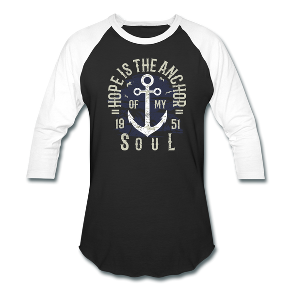 Hope is the Anchor - Sportswear T-Shirt - black/white