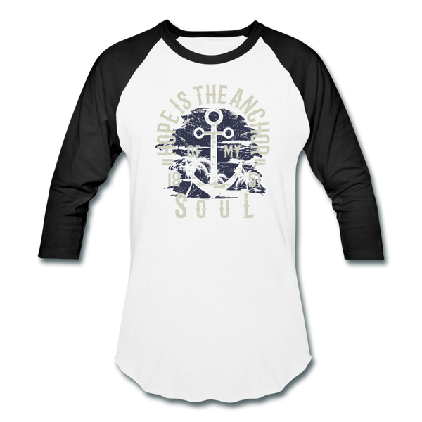 Hope is the Anchor - Sportswear T-Shirt - white/black