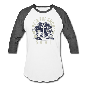 Hope is the Anchor - Sportswear T-Shirt - white/charcoal