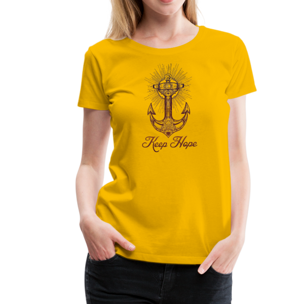 Keep Hope - Premium T-Shirt - sun yellow