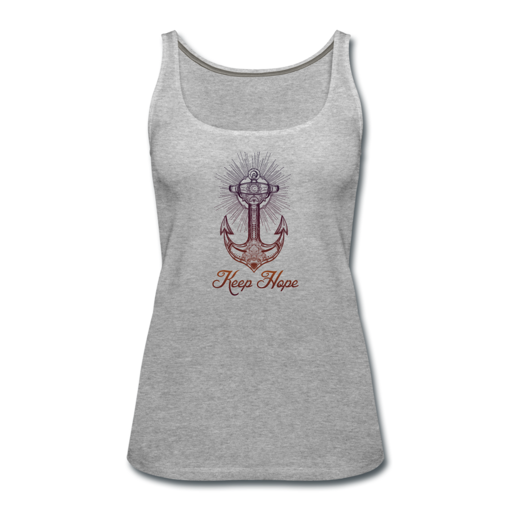 Keep Hope - Premium Tank Top - heather gray