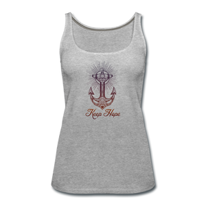 Keep Hope - Premium Tank Top - heather gray