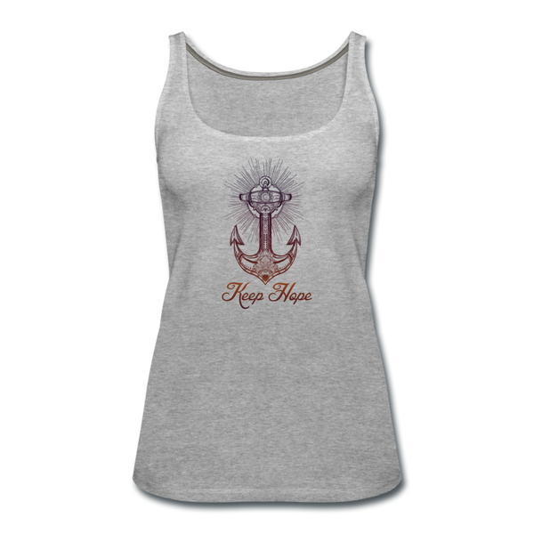 Keep Hope - Premium Tank Top - heather gray